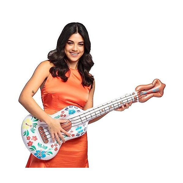 Guitare Gonflable Aloha - 104 cm - Un Accessoire Festif et Décoratif Parfait pour Toutes Occasions