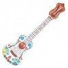 Guitare Gonflable Aloha - 104 cm - Un Accessoire Festif et Décoratif Parfait pour Toutes Occasions