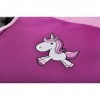 Combi Coco Violet Rose Licorne pour poupée - Landau et Poussette - poignée réglable 41-71 cm