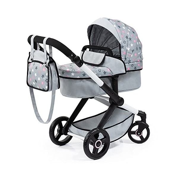 BAYER Siege Auto de Poupée Gris et Rose - Accessoire poupée