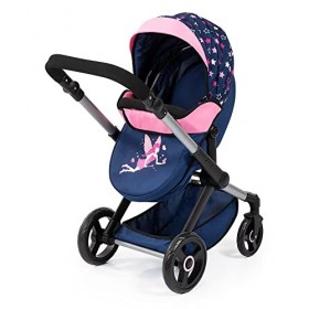 Bayer Design 17016AA Landau pour poupée Combi Xeo, avec Sac, Bleu, Rose, fée