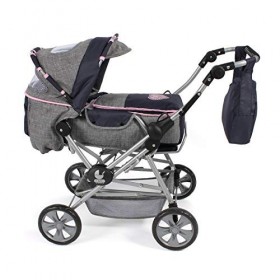 Bayer Chic 2000 562 26 Roadstar Landau combiné pour Grands Enfants, avec Sac de Transport Amovible et Sac à Langer, Gris Mari