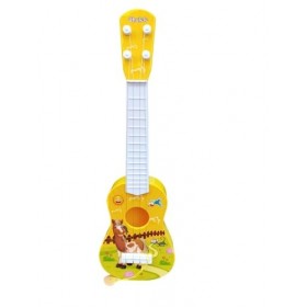 Baby Rock Guitar 4 Strings Play Guitar Enfants Instruments de Musique Jouet éducatif Guitare Cadeau pour Enfants Filles Guita