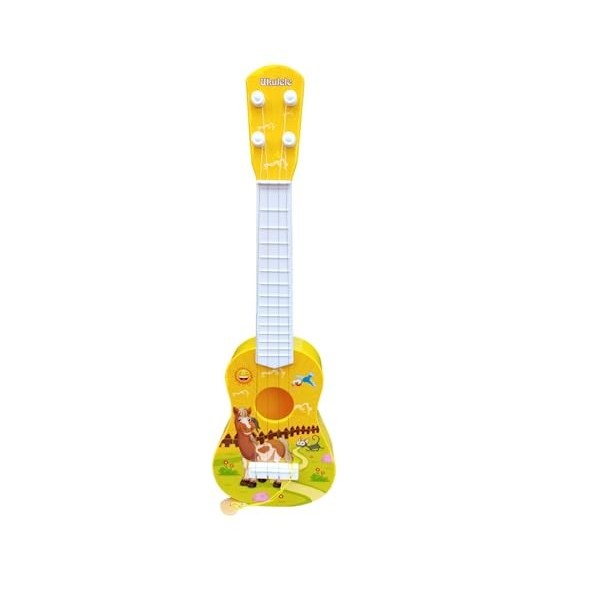 Baby Rock Guitar 4 Strings Play Guitar Enfants Instruments de Musique Jouet éducatif Guitare Cadeau pour Enfants Filles Guita