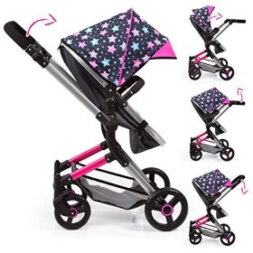 Landau pour poupée Neo Vario, Convertible, Pliable, réglable, Moderne