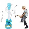 Baby Rock Guitar 4 Strings Play Guitar Enfants Instruments de Musique Jouet éducatif Guitare Cadeau pour Enfants Filles Guita