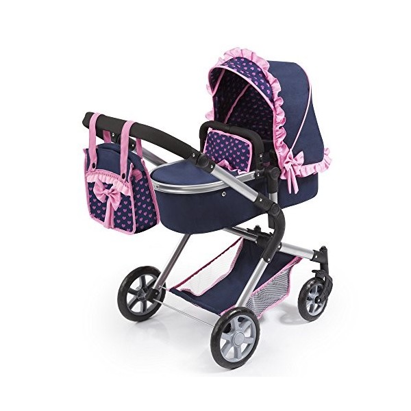 REIG- Landau Poupee Bebe-Paseo Urban Neo Bleu, REA18501