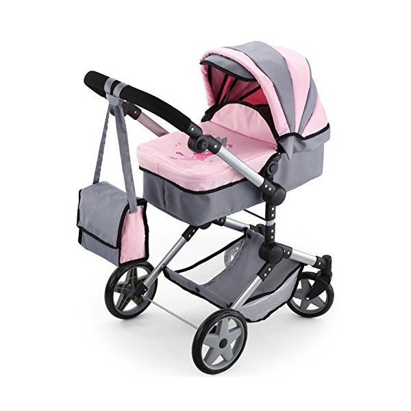 Bayer Design- Landau-Combi Néo Pro, 18508, Gris/Rose