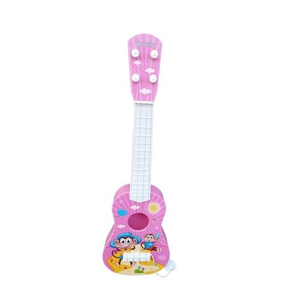 Baby Rock Guitar 4 Strings Play Guitar Enfants Instruments de Musique Jouet éducatif Guitare Cadeau pour Enfants Filles Guita