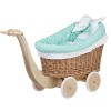 Landau-Poussette pour poupée, Chariot, lit, Cadeau pour Les Enfants Beige Menthe 