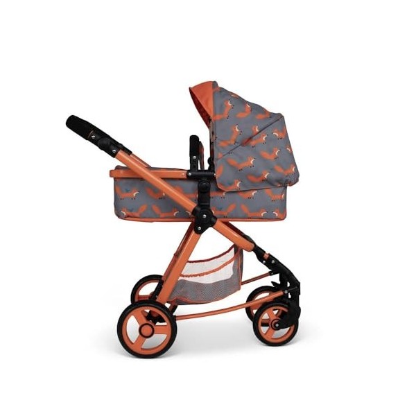 COSATTO Dolls Pram Giggle Quad Charbon Mister Fox, nacelle inclinab...