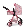 COSATTO Dolls Pram Giggle Quad Charbon Mister Fox, nacelle inclinable et convertit en siège avec Panier, Pare-Pluie, Pliable,