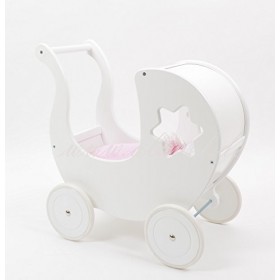 ALANEL Landau pour poupée Pram Scoter Carrozzina Della Bambola Dolls Pram blanc 
