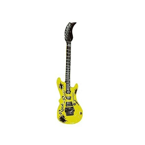 Pohly® Guitare gonflable 100 cm jaune 