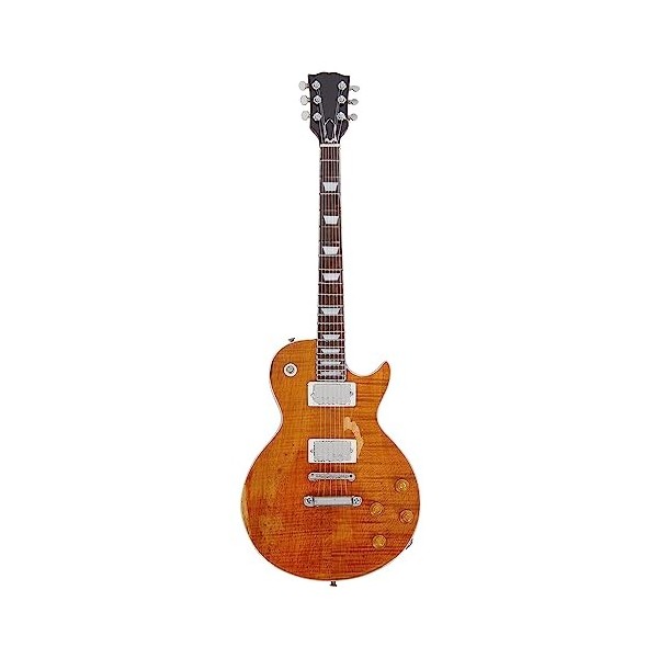 Axman Kirk Hammet Réplique de guitare miniature – Cadeaux musicaux – Échelle 1/4 – Comprend une boîte de présentation, une ét