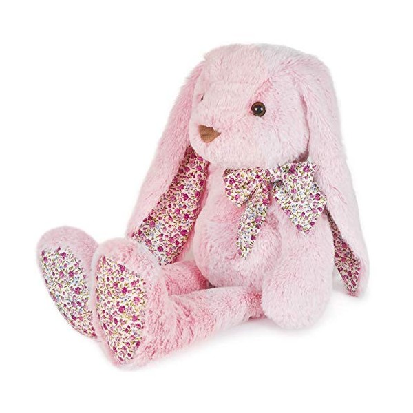 Histoire dOurs - Peluche Lapin Beige - Copains Calins - Boîte Cadeau - Taille 40 Cm - Douce et Mignonne - Doudou Idée Cadeau