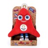 Doudou et Compagnie - Peluche Phryge 23 cm en Sachet - Mascotte Officielle JO PARIS 2024 - Peluche Rouge des Jeux Olympiques 