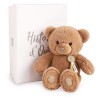 Histoire dOurs - Peluche Ours - Blanc & Pailleté Argenté - 24 cm - Collection Charms - Peluche Toute Douce & Toute Ronde - A