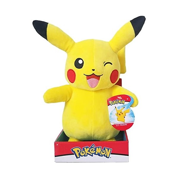 Pokémon Pikachu 2 - Plüschfigur Unisexe Figurine en Peluche Jaune 100% Polyester