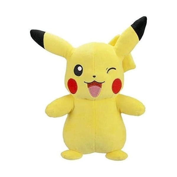 Pokémon Pikachu 2 - Plüschfigur Unisexe Figurine en Peluche Jaune 100% Polyester