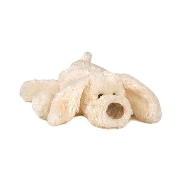 Histoire dOurs - Peluche Chien Cookie - 25 cm - Blanc - Collection La Ferme - Peluche à lAir Malicieux, Grosse Truffe et Pe