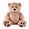 Lifestyle & More Gros Nounours Ours en Peluche XXL 100 cm Gros Doudou velouté - pour Aimer