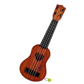 Enfants ukulélé Guitare Jouet 44cm Ukulélé Jouet pour Enfants avec 4 Cordes Réglables et Médiator, Mini Enfants Instruments d