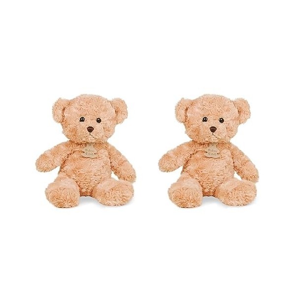 Histoire dOurs - Peluche Ours Câlin - Miel - 21 Cm - Corps Souple - Douce et Mignonne - Idée Cadeau de Naissance et Annivers