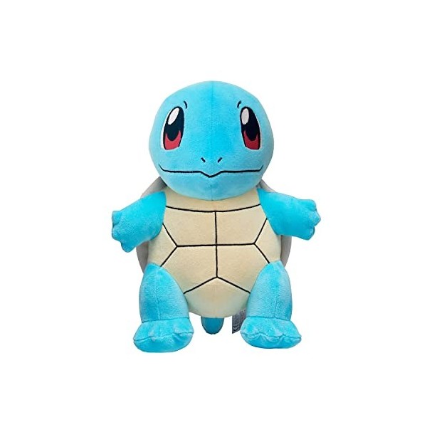 Bandai - Pokémon - Peluche Carapuce Squirtle - Peluche 30 cm toute douce - JW0058