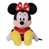 NICOTOY 6315870226 Disney Minnie, 25 cm, Noir, Rouge, Jaune, Peluche, 0m