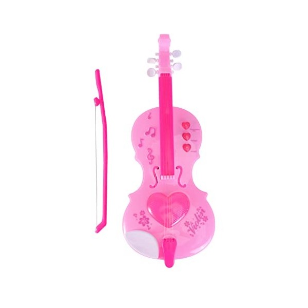 NUOBESTY Mini violon de simulation pour enfants - Instrument de recherche - Jouet éducatif pour la petite enfance - Jouet dé