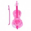 NUOBESTY Mini violon de simulation pour enfants - Instrument de recherche - Jouet éducatif pour la petite enfance - Jouet dé