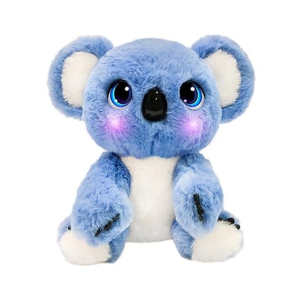 KOKO CALINS, Peluche Koala Interactive, avec + 50 réactions, 26 cm, Câlins, Mouvements, Sons et lumières, à partir de 4 Ans, 