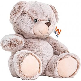 Uni-Toys - Teddy Super Doux Marron Clair - 24 cm Hauteur - Ours en Peluche, Nounours - Peluche, Doudou