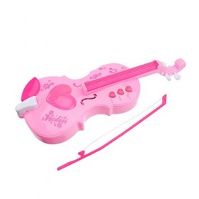 NUOBESTY Mini violon de simulation pour enfants - Instrument de recherche - Jouet éducatif pour la petite enfance - Jouet dé