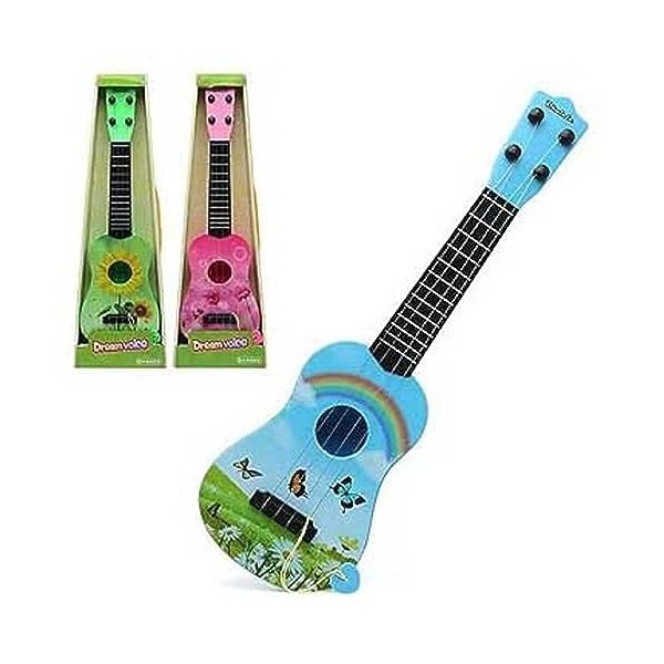 BigBuy Kids - Guitare Multicolore S1129244 