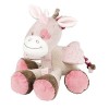 NATTOU Jade/et Lili Collection Peluche Nina le lapin , 987004, Beige/Rose, Normal