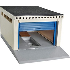 AEVVV Garage à Jouets pour Voitures Miniatures moulées sous Pression Échelle 1/32 1/36 1/43 - Bâtiment de stationnement améri
