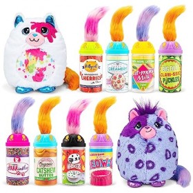 Misfittens Peluche de chat surprise, Basic Fun, 03936, peluche chat à collectionner, peluche douce pour filles et garçons, jo