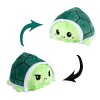 XiYee Tortue Jouets en Peluche, Reversible Tortue en Peluche à Double Face Jouets, Mignonne Emotion Jouets Cadeaux de Jouets 