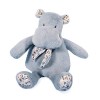 Histoire dOurs - Peluche Hippopotame - HipPop - Bleu - 40 Cm - Grande Peluche Douce et Mignonne pour les Calins - Idée Cade