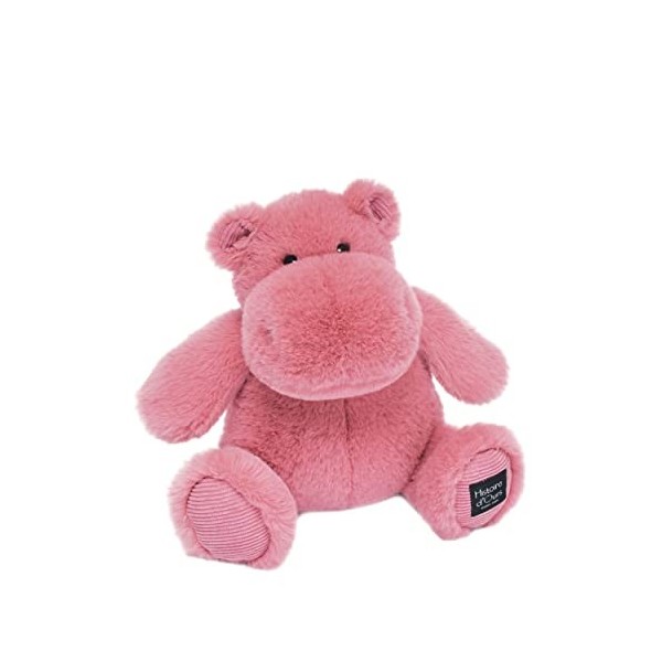 Histoire dOurs - Peluche Hippopotame - HipPop - Bleu - 40 Cm - Grande Peluche Douce et Mignonne pour les Calins - Idée Cade