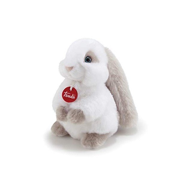 Trudi TUD23704 Rabbit White/Grey Small