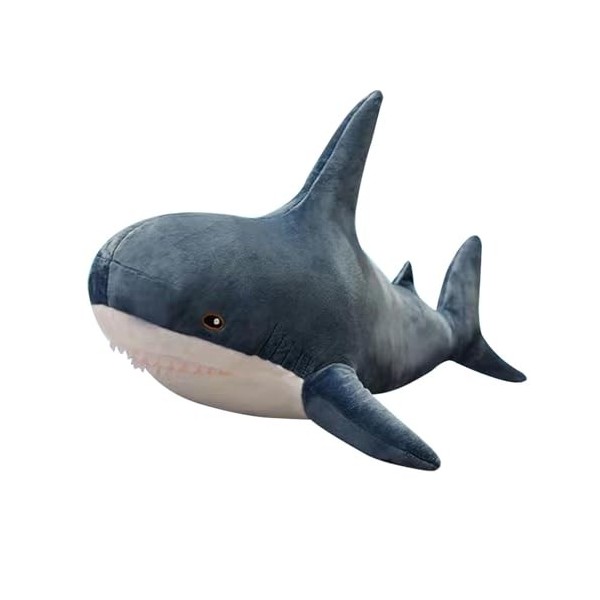 Coiroaoz Peluche de Requin Animal en Peluche - Peluche en Peluche Requin Vif en Coton PP,Produits de décoration dintérieur p