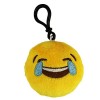 Porte-clés emoji smiley wortek - En peluche - Qualité supérieure - Avec mousqueton, Kuss mit Herz Jaune - 20383-003