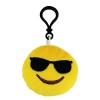 Porte-clés emoji smiley wortek - En peluche - Qualité supérieure - Avec mousqueton, Kuss mit Herz Jaune - 20383-003