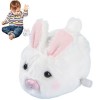 Firulab Jouet en Peluche à remonter | Doux Mignon Lapin en Peluche poupée Lapin Jouer Jouets - bébés Animaux en Peluche, Lapi