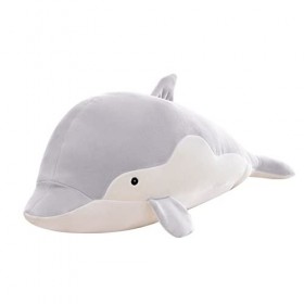 Uposao Dauphin Jouets en Peluche, Mignon Doux Dauphin Jouets en Peluche Poupées Danimaux en Peluche Doux De Oreiller Jouets C