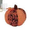 PW TOOLS Jouet en Peluche Citrouille dhalloween | Peluche en Peluche Motif Citrouille | Jouet en Peluche Confortable en Citr