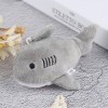 Petit jouet en peluche requin poupée océan sac à dos porte-clés 12 cm requin pendentif porte-clés porte-clés rose, normal